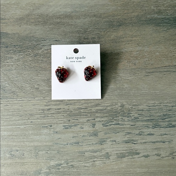 Kate Spade Strawberry Studs Earrings - Picture 3 of 4